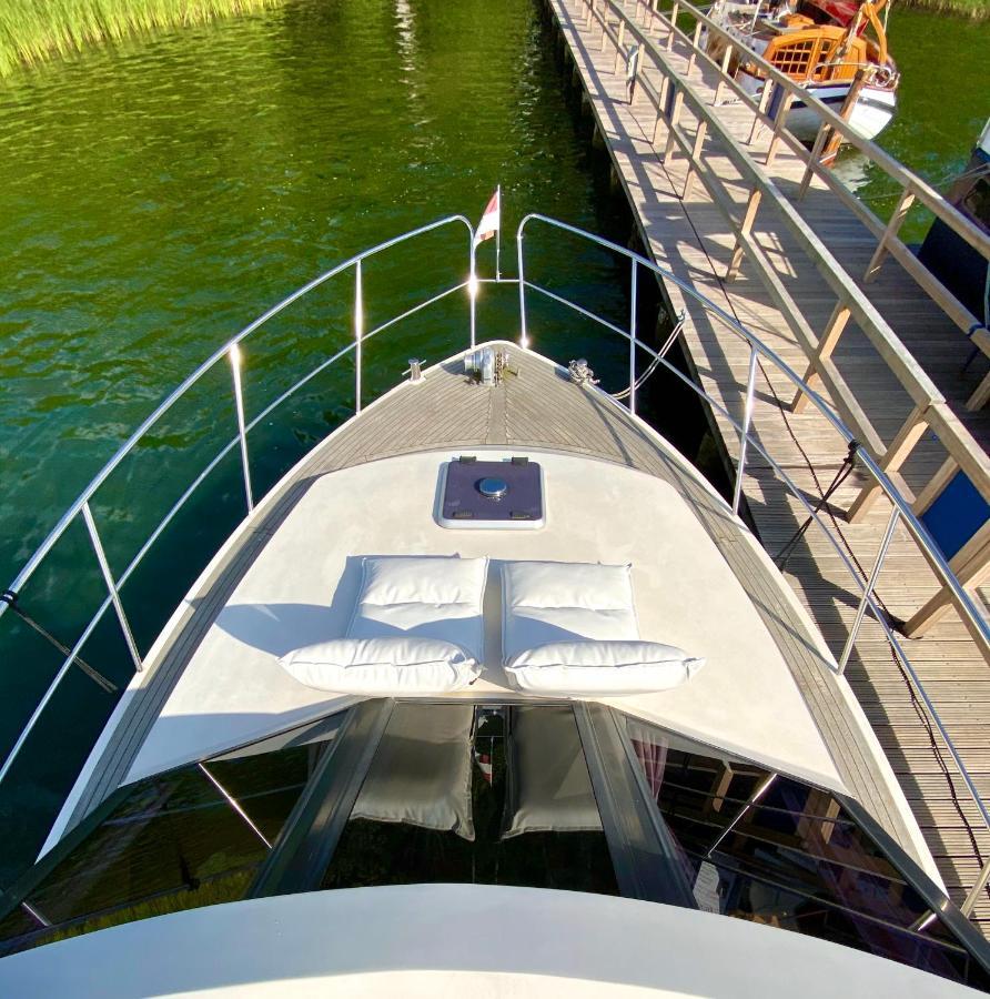 Luxusurlaub Auf Der Amavida Yacht / Scharmuetzelsee Bad Saarow Exterior foto