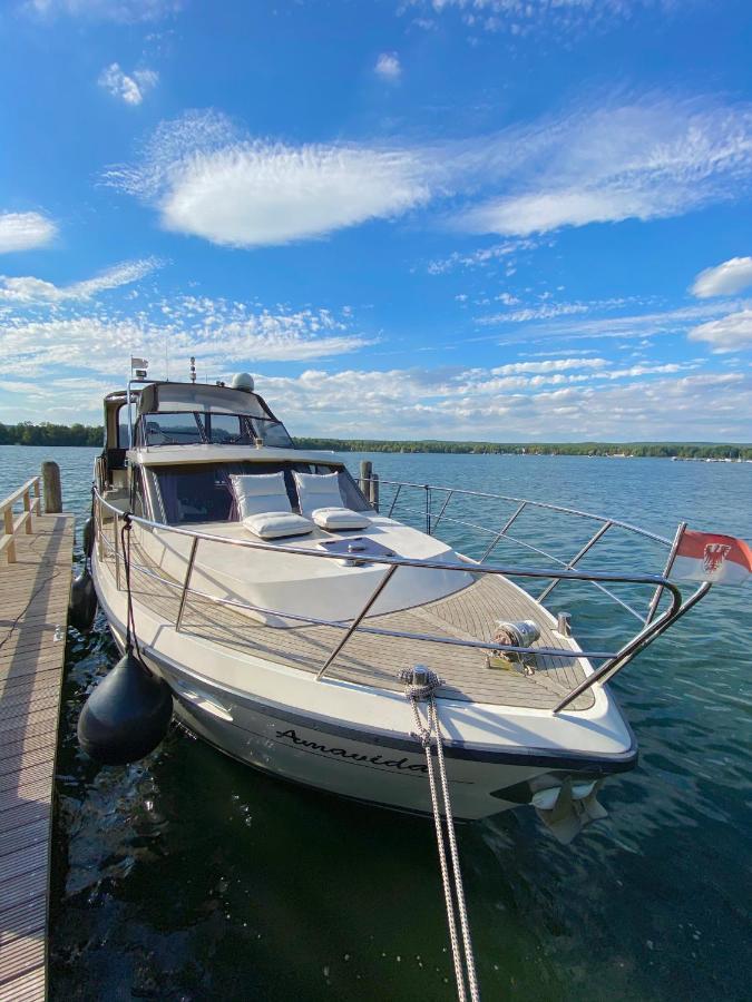 Luxusurlaub Auf Der Amavida Yacht / Scharmuetzelsee Bad Saarow Exterior foto