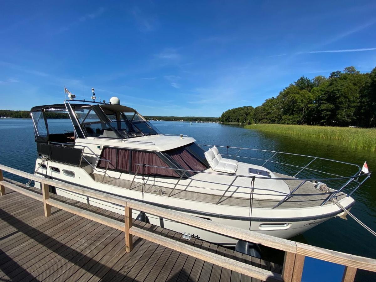 Luxusurlaub Auf Der Amavida Yacht / Scharmuetzelsee Bad Saarow Exterior foto