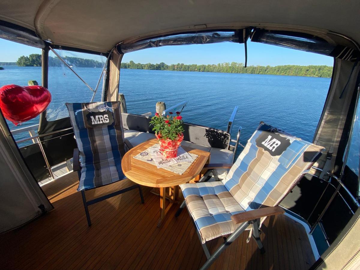 Luxusurlaub Auf Der Amavida Yacht / Scharmuetzelsee Bad Saarow Exterior foto