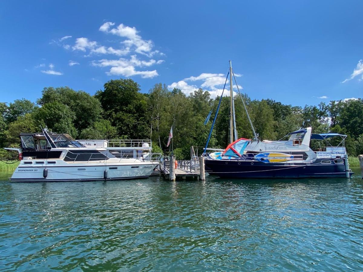 Luxusurlaub Auf Der Amavida Yacht / Scharmuetzelsee Bad Saarow Exterior foto